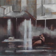 Contemplation, 2026, oil on linen, 40cm x 40cm