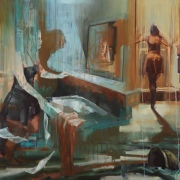 Self-Reflection, 2025, oil on canvas, 100cm x 110cm