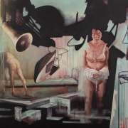 Uncertain Thought Forms, 2024, oil on canvas, 100cm x 120cm