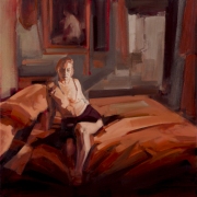 Emotional Dissonance, 2017 oil on linen, 40x40cm