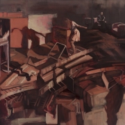 In Search Of, 2016, oil on canvas, 1m x 1.1m