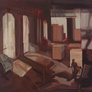 Interiority, 2016, oil on canvas, 1m x 1.1m