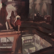 State-of-Grace, 2016, oil on canvas, 1m x 1.1m